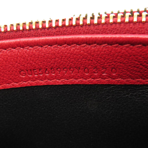 YVES SAINT LAURENT Red Leather Wallet - Picture 8 of 11